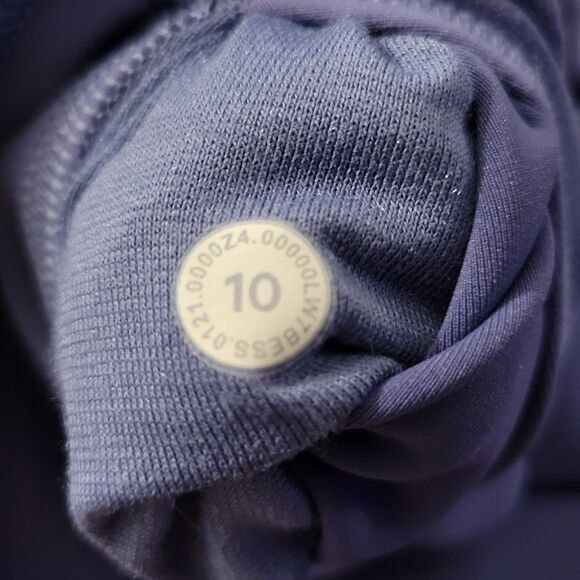 Lululemon Shorts Women 10 Blue Wunder Train 7" Athleisure Sportswear Gym LW7BESS - Picture 7 of 12